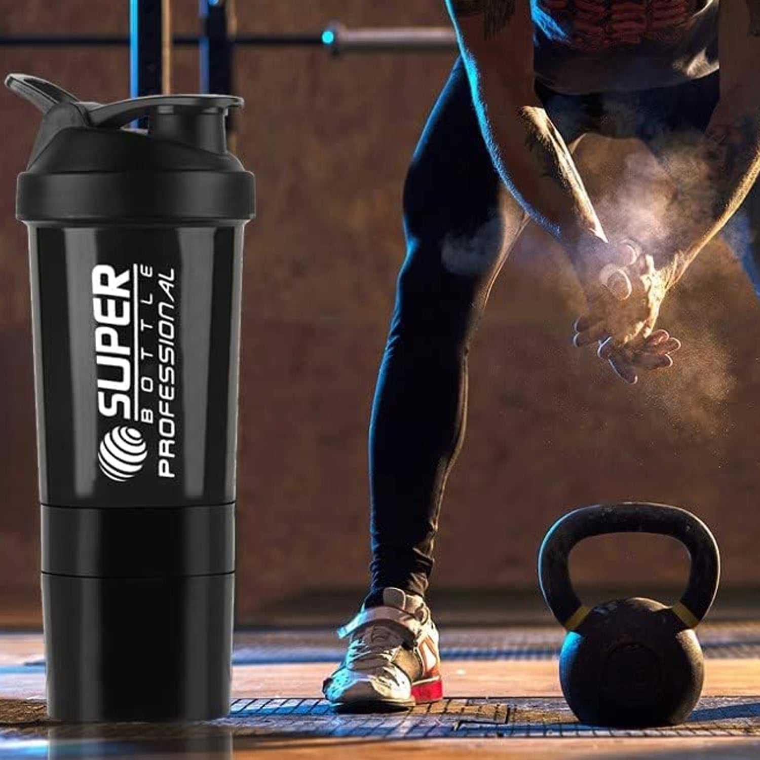 1771 SHAKER BOTTLE FOR GYM|GYM SHAKER|SIPPER BOTTLE|BPA-FREE AND 100% LEAK-PROOF PROTEIN SHAKER BOTTLE WITH 2 EXTRA STORAGE COMPARTMENT (500ML SHAKER) DeoDap 1771 SHAKER BOTTLE FOR GYM|GYM SHAKER|SIPPER BOTTLE|BPA-FREE AND 100% LEAK-PROOF PROTEIN SHAKER BOTTLE WITH 2 EXTRA STORAGE COMPARTMENT (500ML SHAKER) DeoDap